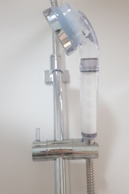 Customer photo review of Bodyluv Vita Puresome Shower Head (compatible with vita pure filter)