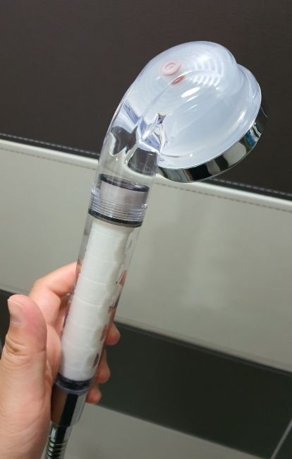 Customer photo review of Bodyluv Vita Puresome Shower Head (compatible with vita pure filter)