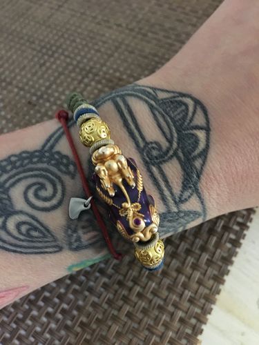 Customer photo review of Buddhistisches Mut-Armband