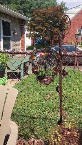 Customer photo review of Sugar Skull Wind Spinners