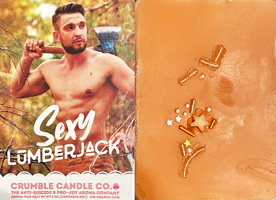 Customer photo review of Sexy Lumberjack Wax Melts