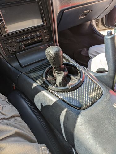 Customer photo review of Ultimate Halo Shifter Surround Kit - Carbon Fiber Available