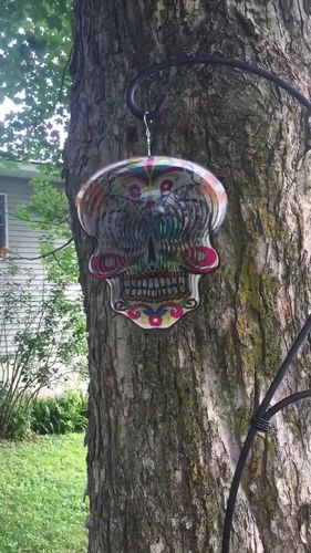 Customer photo review of Sugar Skull Wind Spinners