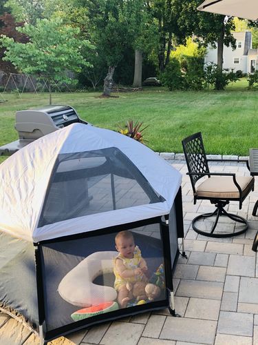Customer photo review of Pop N' Go® Playpen