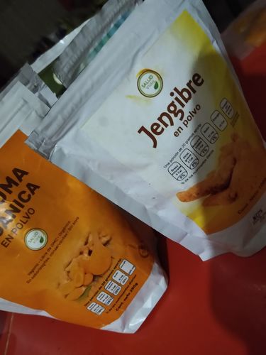 Customer photo review of Curcuma organica en polvo