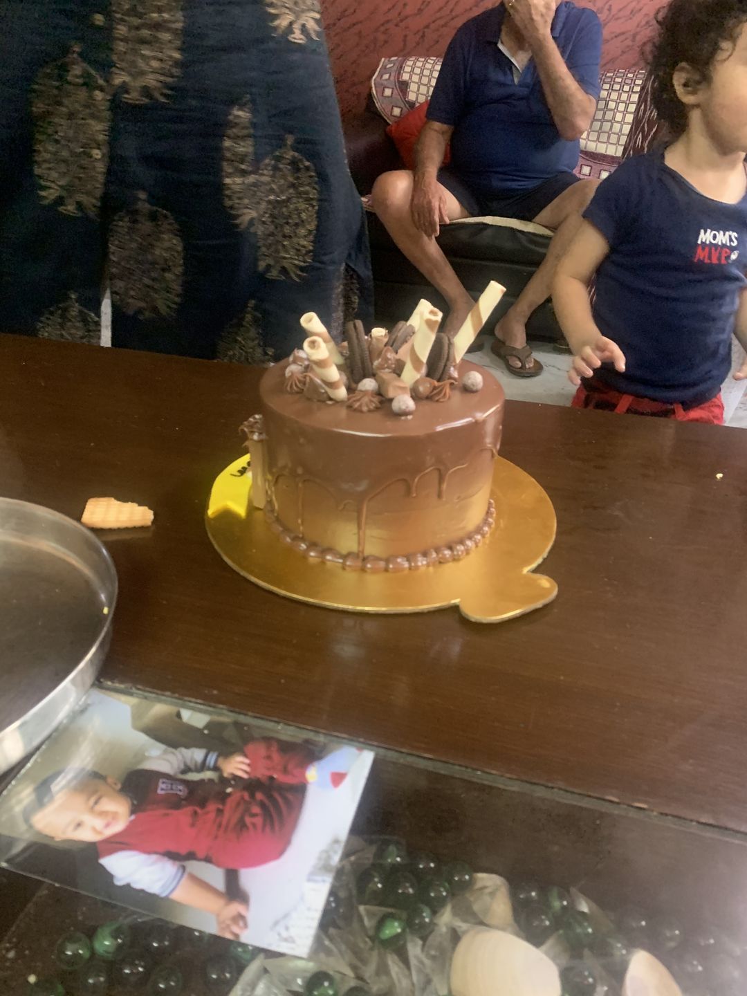 Customer photo review of Chocolate Drip Sin Cake