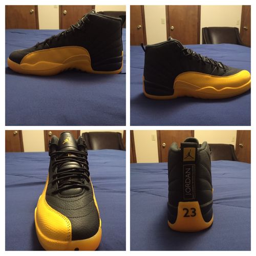 Customer photo review of Air Jordan 12 “University Gold”130690-070 EARLY PAIRS