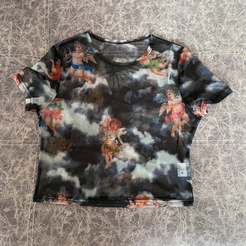 Customer photo review of Aesthetic angels Mesh top