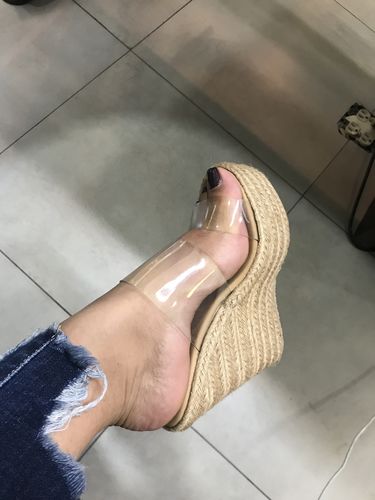 Customer photo review of Plataforma Miriam Transparente