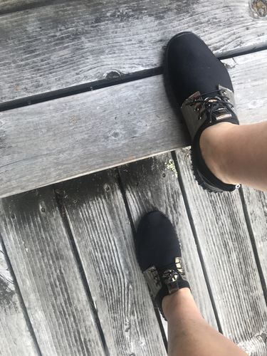 Customer photo review of Astra Sneakers - Instant Foot Pain Relief