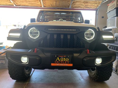 Customer photo review of Demon Grille w/ LED Off-Road Lights(18-20 Jeep Wrangler JL & Gladiator)
