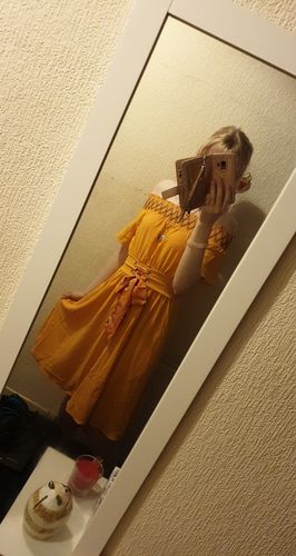 Customer photo review of "FREYA" CHIFFON DRESS