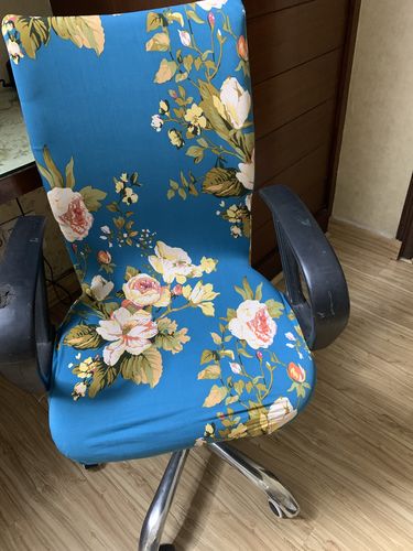 Customer photo review of Magic Universal Chair Cover