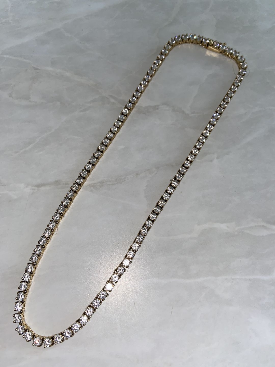 Customer photo review of 14K Gold IP Classic 51 Carat VVS Chain