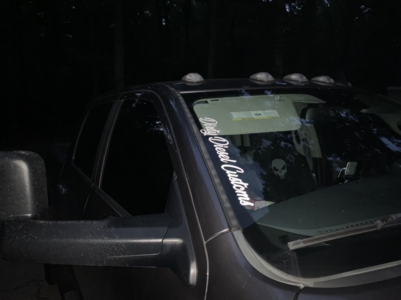 Customer photo review of Dirty Diesel Customs Banner Sticker