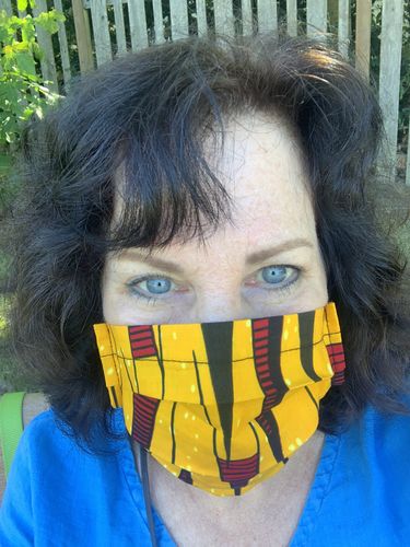 Customer photo review of PACK OF 6 ADULT REUSABLE FACE MASK
