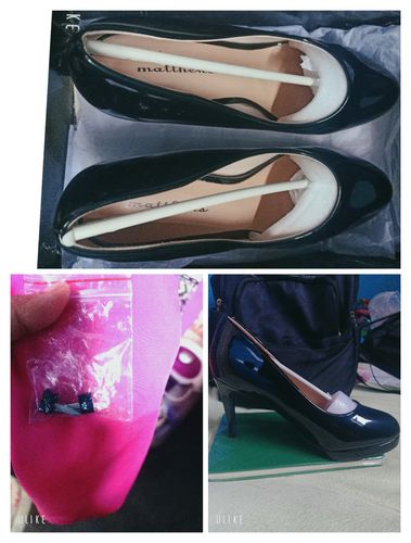 Customer photo review of Eddie Heel Pumps