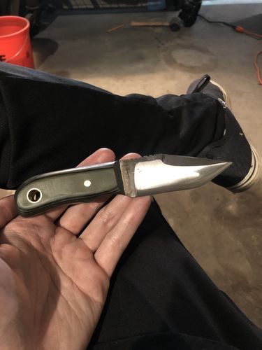 Customer photo review of 1 X 30 Inch Knife Makers Sanding Belts Assortment