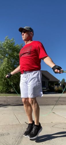 Customer photo review of 7" Pocket Hybrid Shorts