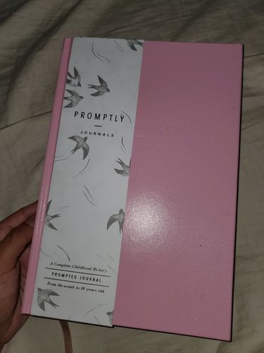 Customer photo review of Childhood History - Blush Pink Leatherette