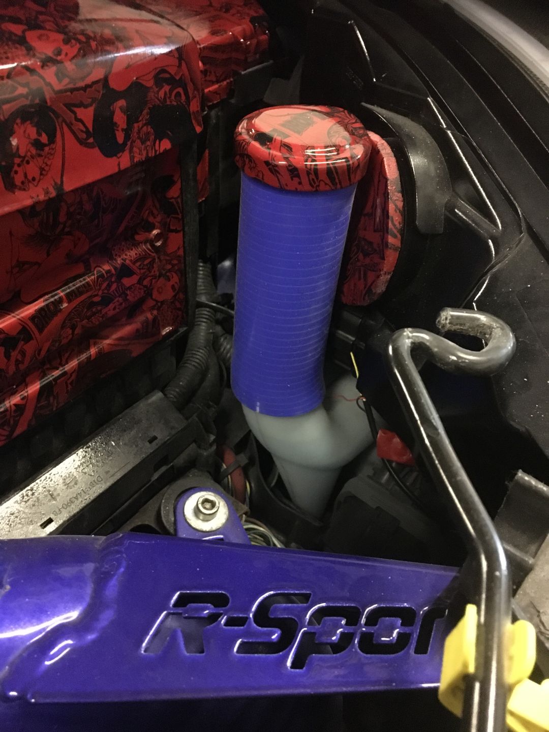Customer photo review of Washer Bottle Filler Neck Sleeve - Mk7/7.5  Fiesta inc ST180
