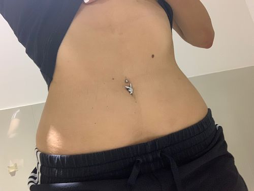 Customer photo review of Official ©Playboy Classics Belly Rings