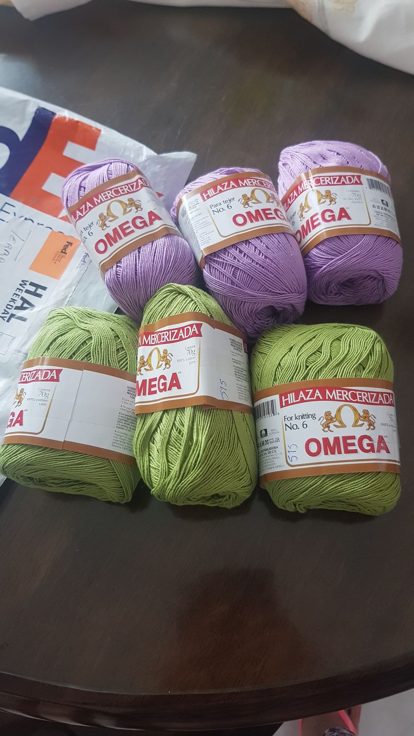 Customer photo review of Hilaza Omega No. 6, Marca Omega, Madeja de 70g y 280m