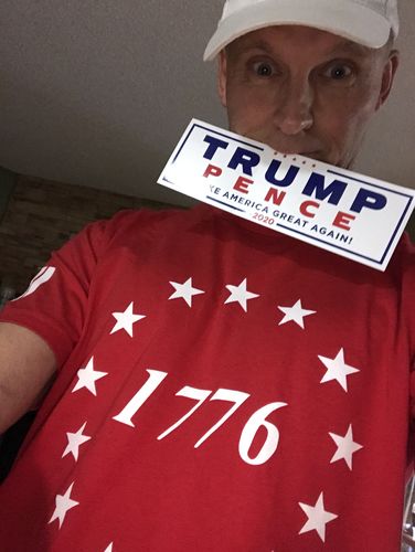 Customer photo review of 1776 Stars Mens Apparel