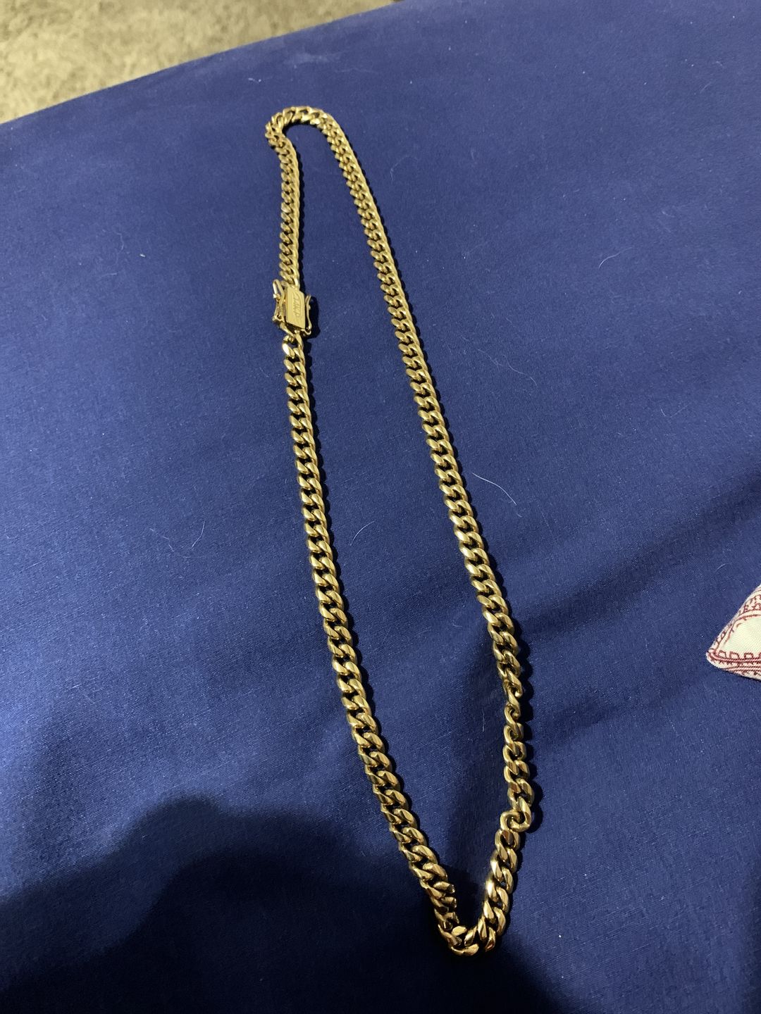Customer photo review of 6mm 14K Gold IP Premium Miami Cuban Chain