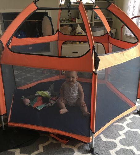 Customer photo review of Pop N' Go® Playpen