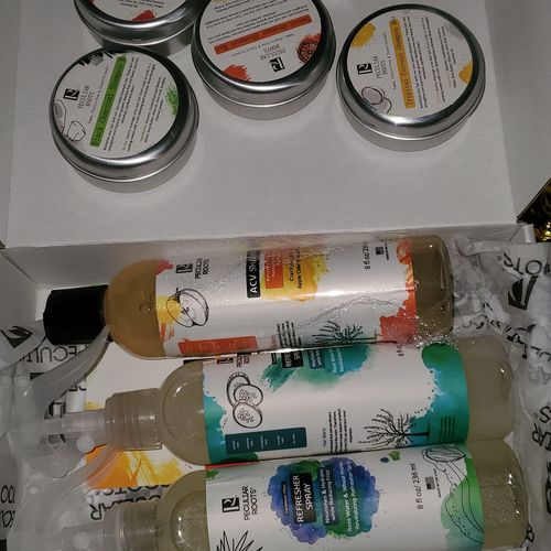 Customer photo review of Refresher Spray w/ Rose Water | 8 oz