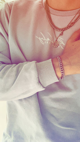 Customer photo review of Cuban Bracelet (Silver) 8mm