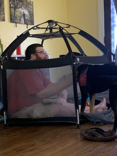 Customer photo review of Pop N' Go® Playpen