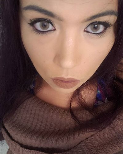 Customer photo review of Icoloured® Polar Lights Brown Colored Contact Lenses