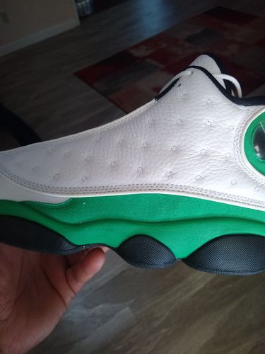 Customer photo review of Air Jordan 13 “Lucky Green” DB6537-113 ( Early Pairs)