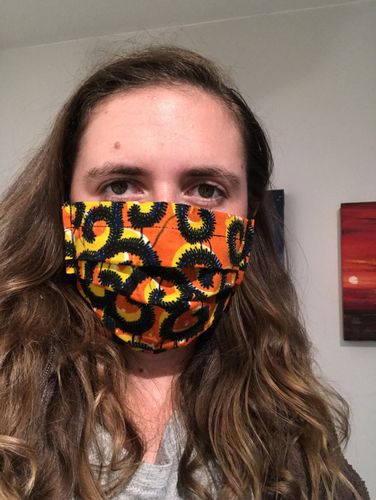 Customer photo review of PACK OF 6 ADULT REUSABLE FACE MASK