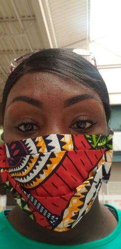Customer photo review of PACK OF 6 ADULT REUSABLE FACE MASK