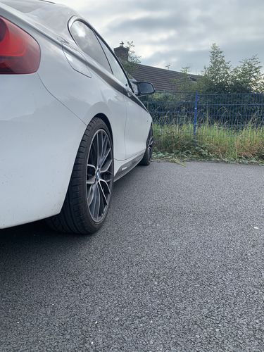Customer photo review of 4 X HUB-CENTRIC WHEEL SPACER KIT FOR BMW M CARS