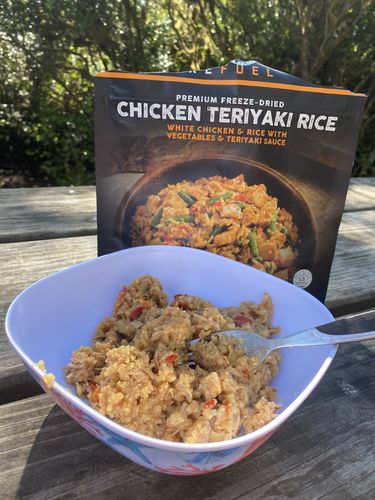 Customer photo review of Chicken Teriyaki Rice