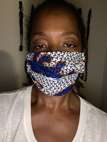 Customer photo review of PACK OF 6 ADULT REUSABLE FACE MASK