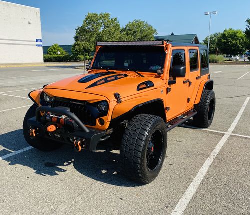 Customer photo review of Heat Dispersion Vented Hood for 07-18 Jeep Wrangler JK/ JKU