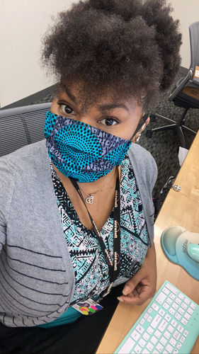 Customer photo review of PACK OF 6 ADULT REUSABLE FACE MASK