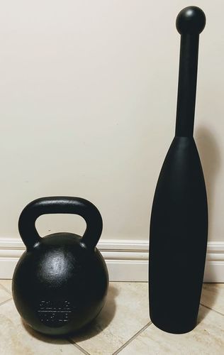 Customer photo review of 52kg / 114lbs E-coated Cast Iron Kettlebell