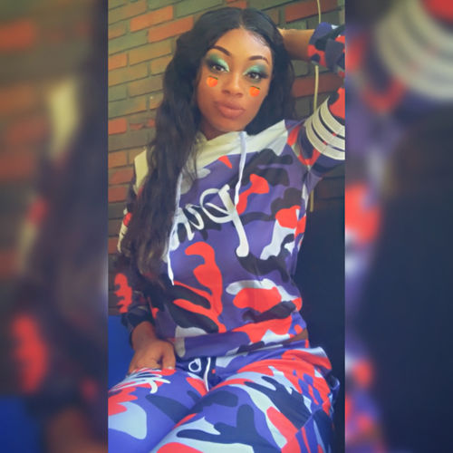 Customer photo review of Fashion Camouflage Printing Hooded Suit