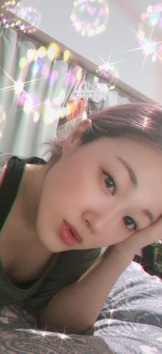 Customer photo review of Having fun Kristin - ブルー