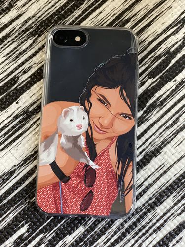 Customer photo review of Custom Pet Phone Case