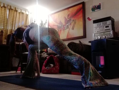 Customer photo review of Bell Bottom Legging Fauna