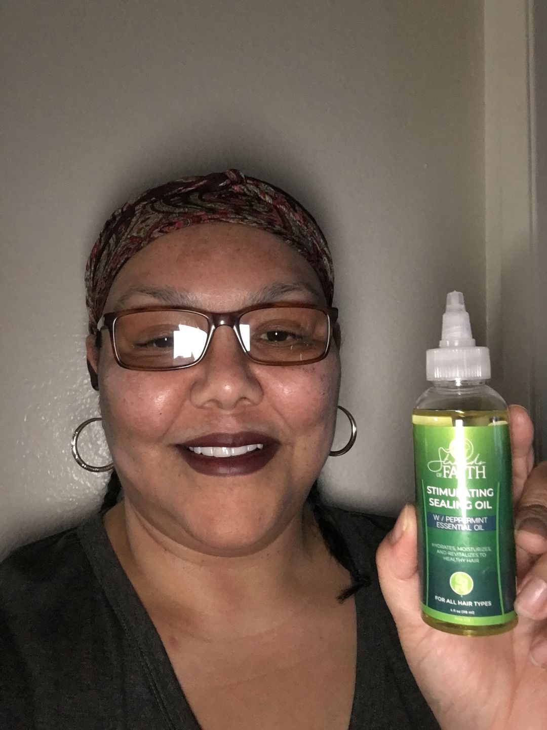 Customer photo review of Stimulating Sealing Oil