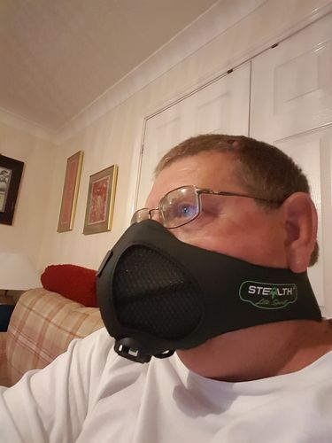 Customer photo review of Stealth Lite FFP3 Everyday Facemask