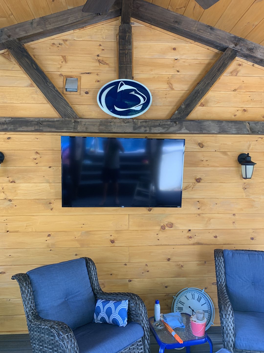 Customer photo review of Penn State University Nittany Lions 3D Artwork 23" x 16"